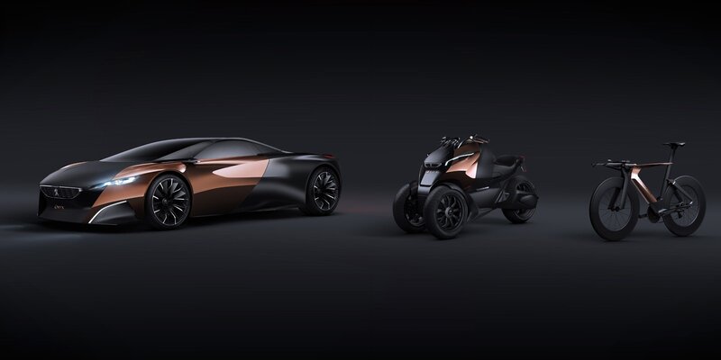 Three Concept Vehicles — Black
