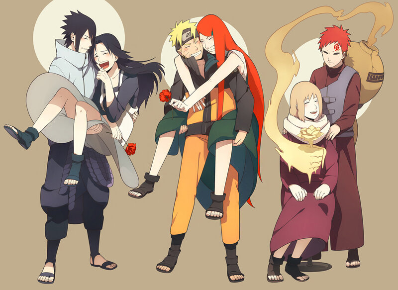 Three Couples in Anime