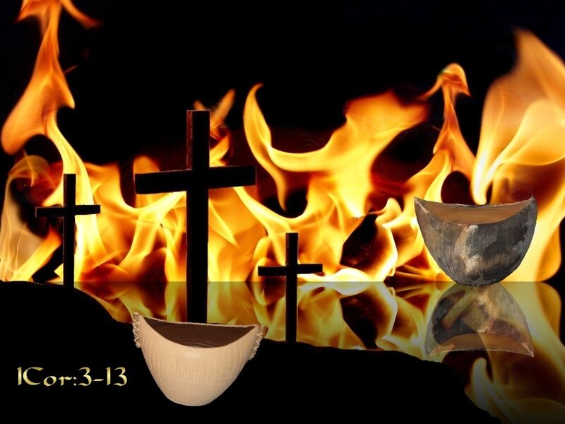 Three Crosses and Bowls