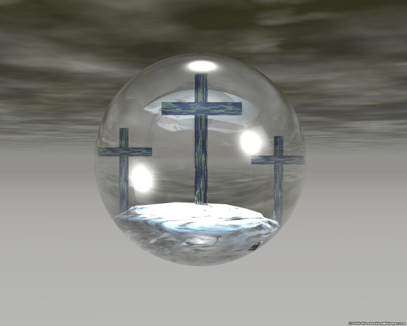 Three crosses in a bubble