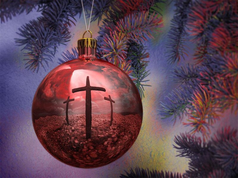 Three Crosses on Hill