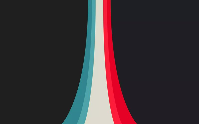 Three Curved Lines