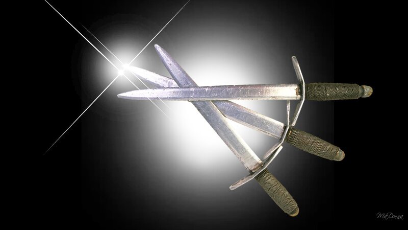 Three Daggers Crossed