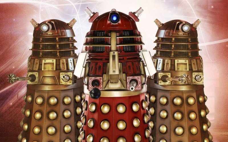 Three Daleks from Doctor Who