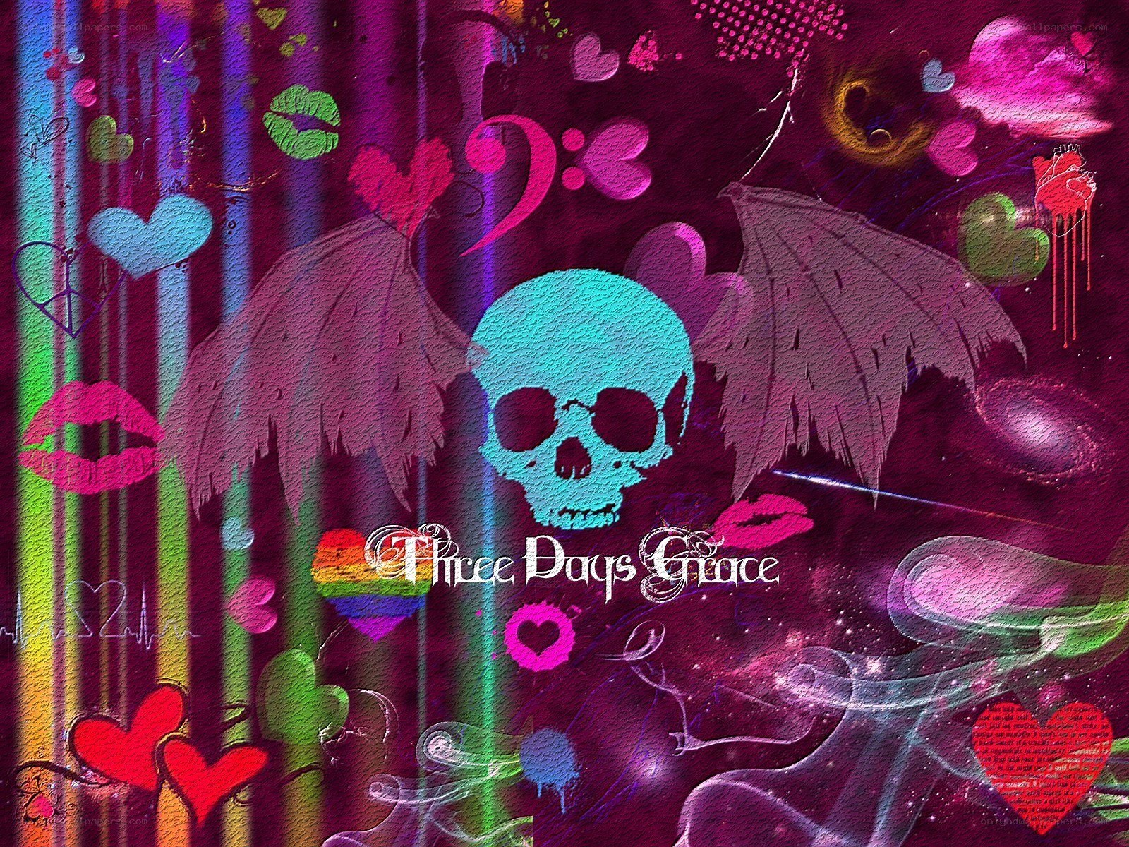 Three Days Grace band art