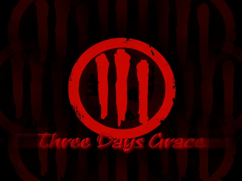Three Days Grace Logo — Red