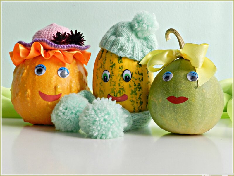 Three Decorated Gourds