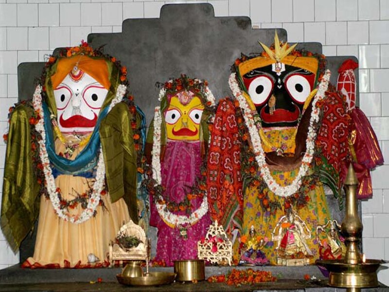 Three Deities in Masks