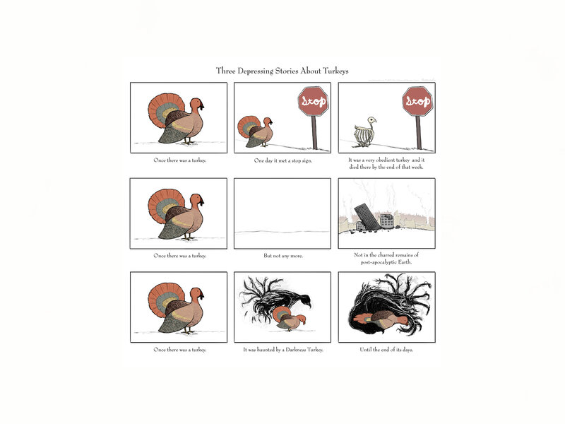 Three Depressing Stories About Turkeys