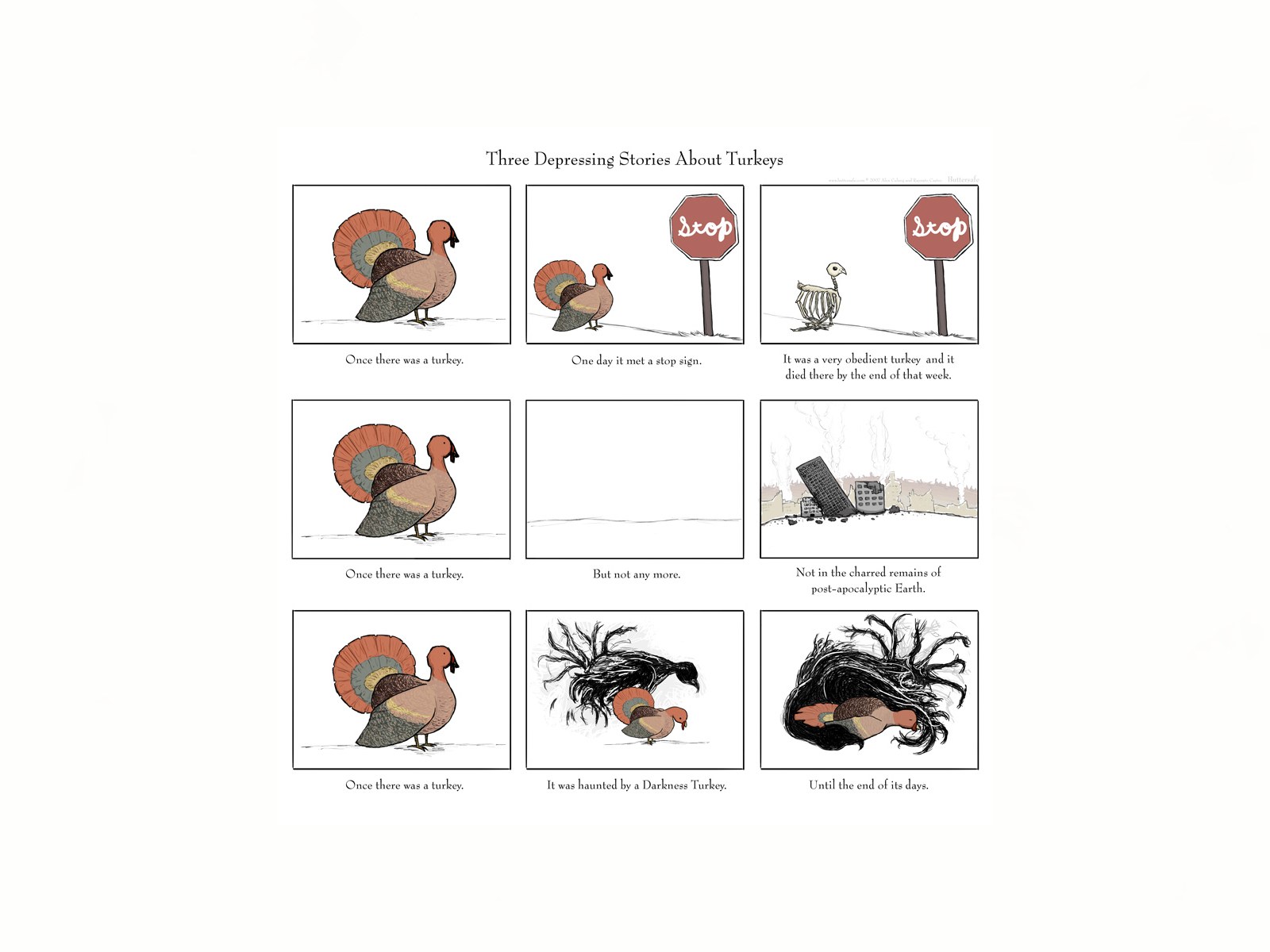 Three Depressing Stories About Turkeys