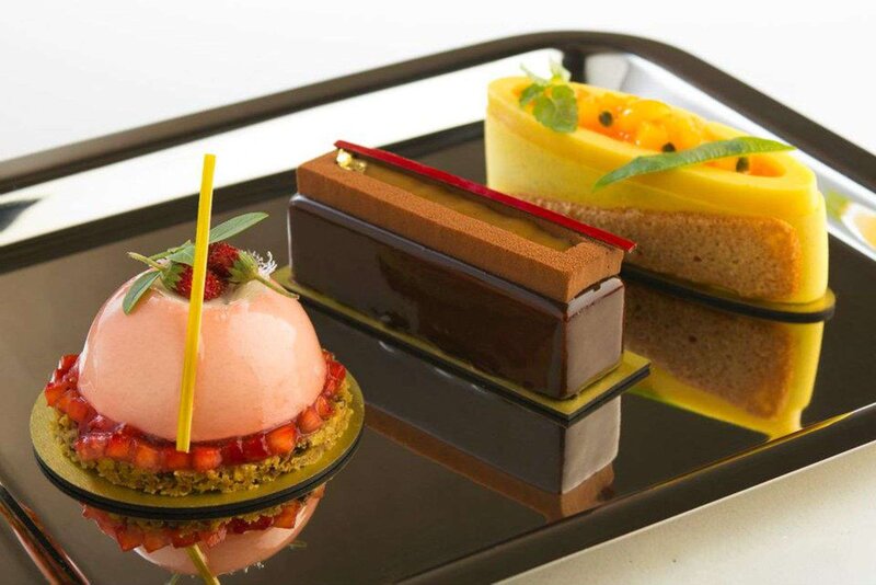 Three Desserts on Tray