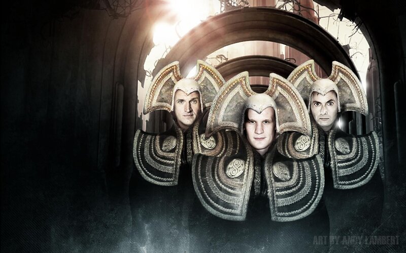 Three Doctors in Cyberman Armor