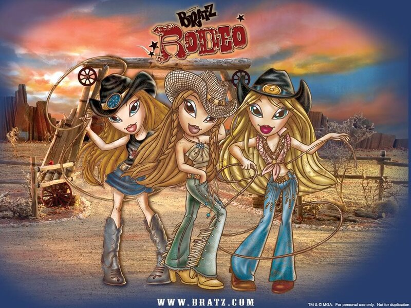 Three Dolls in Cowboy Hats