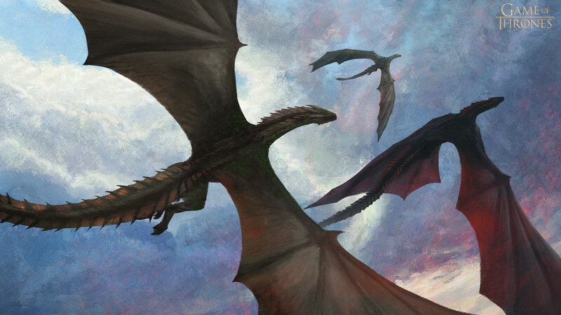 Three Dragons Flying