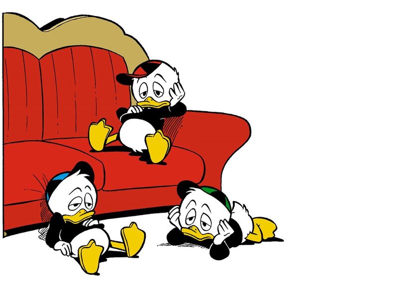 Three Ducklings on Floor