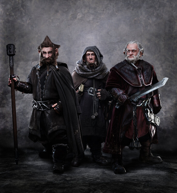 Three Dwarves Standing — Gray