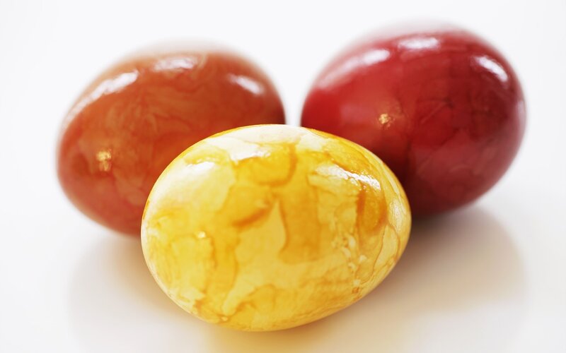 Three Dyed Eggs