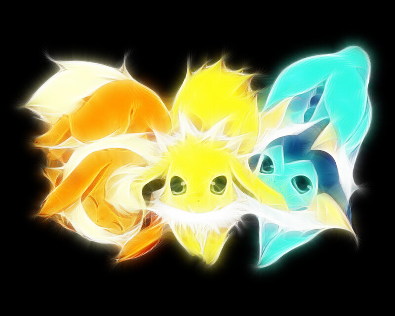 Three Eevee Evolutions