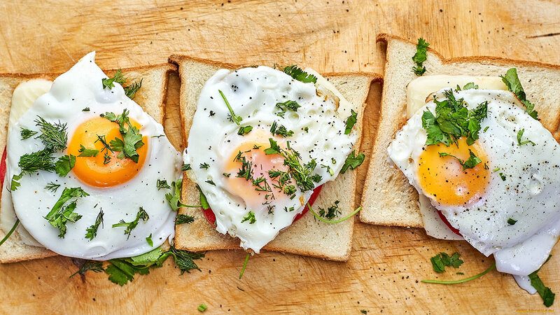 Three Eggs on Toast
