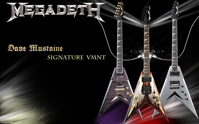 Three Electric Guitars — Black, Dramatic, Digital Art