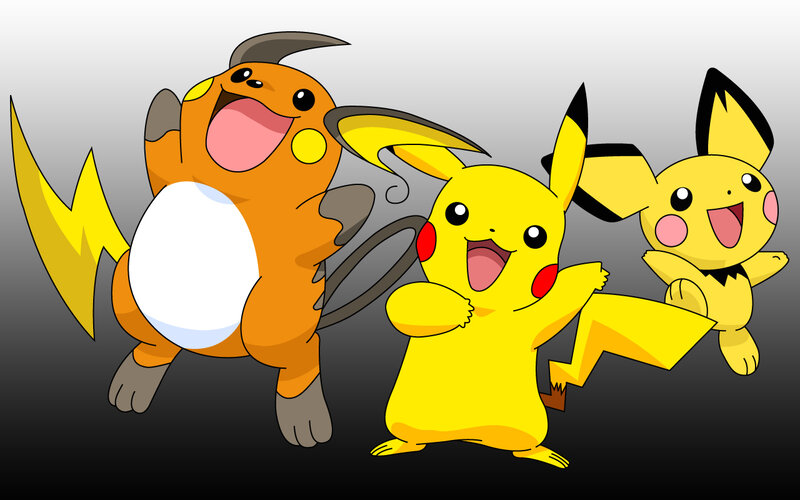 Three Electric-type Pokémon