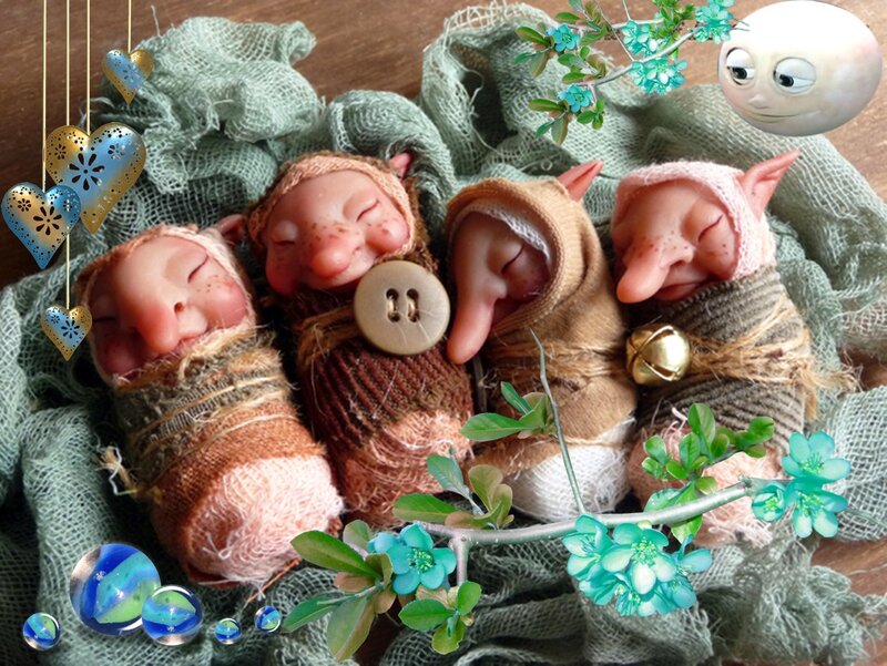 Three Elf Babies