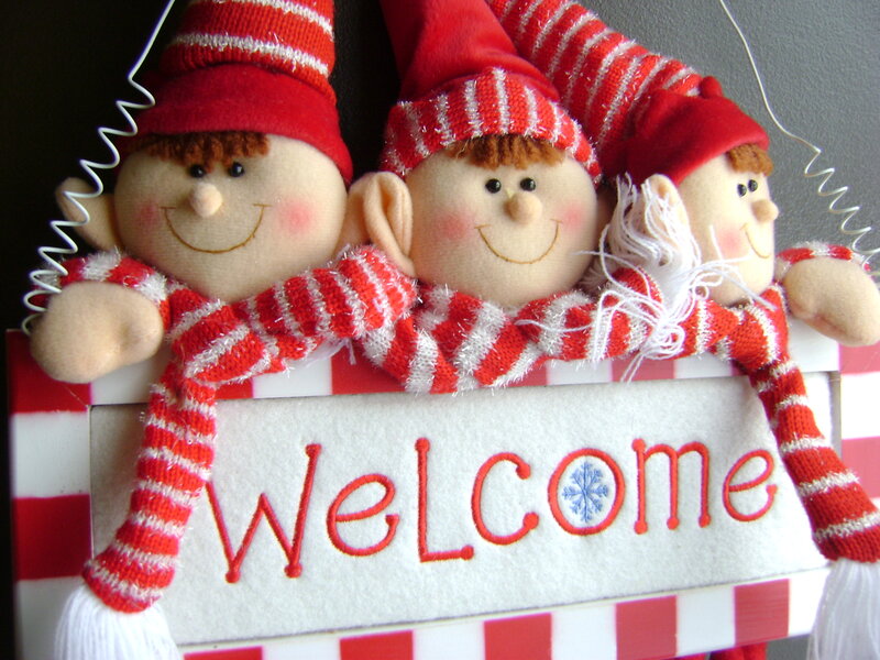 Three Elf Dolls