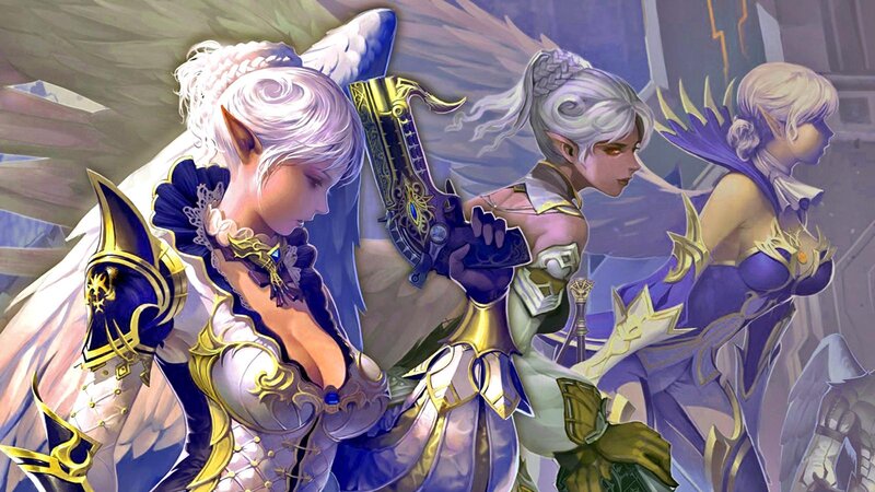 Three Elf Women with Weapons