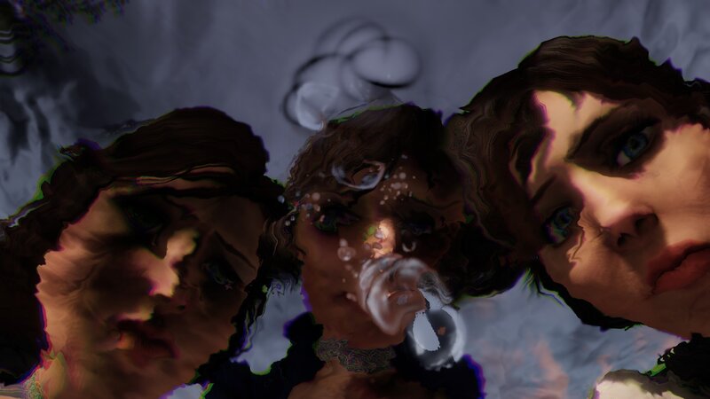 Three Faces Underwater — Brown