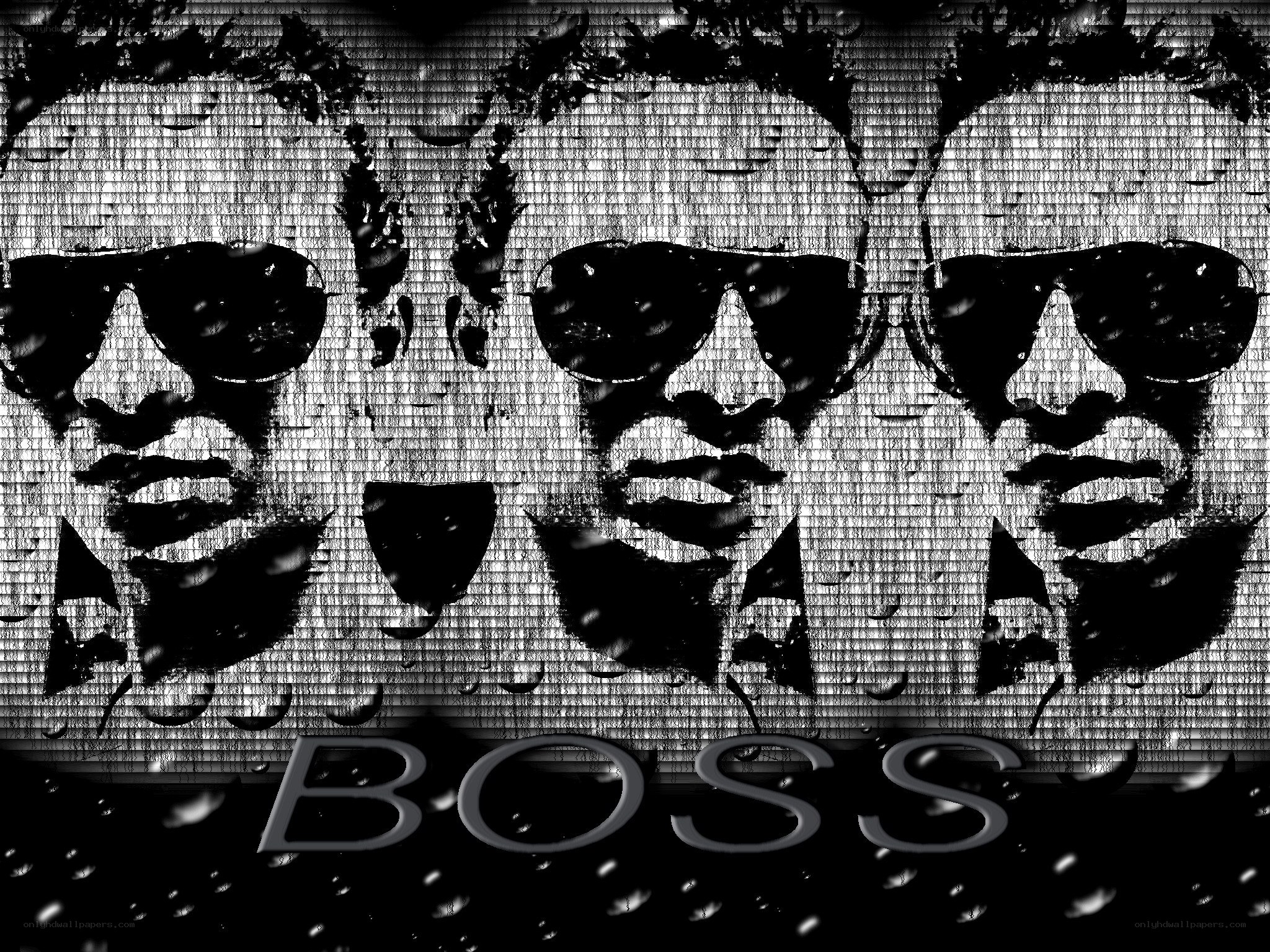 three faces with sunglasses
