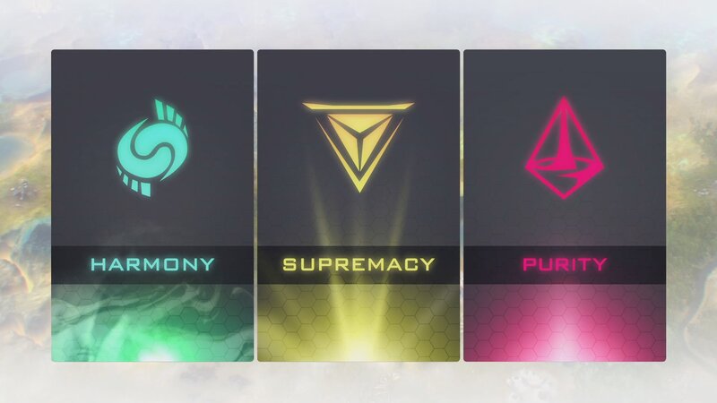 Three Faction Cards