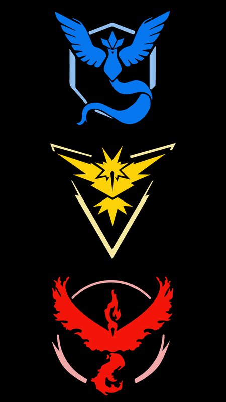 Three Faction Logos — Black