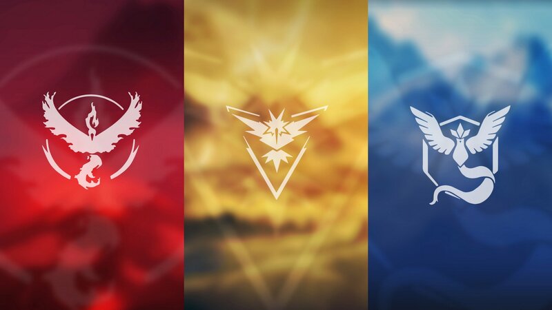 Three Faction Logos — Red, Dramatic