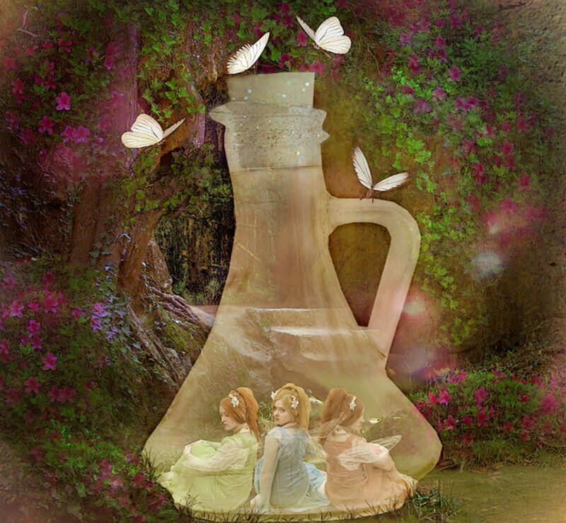 Three Fairies in a Bottle