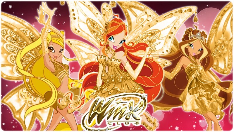 Three Fairy Characters — Gold