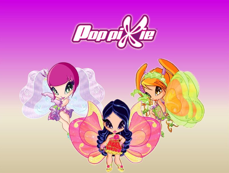 Three Fairy Characters — Pink, Playful
