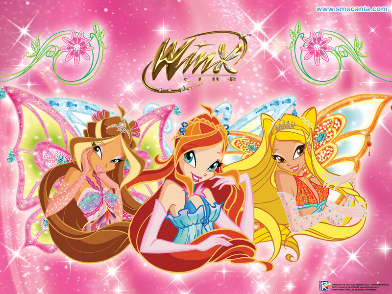 Three Fairy Characters — Pink
