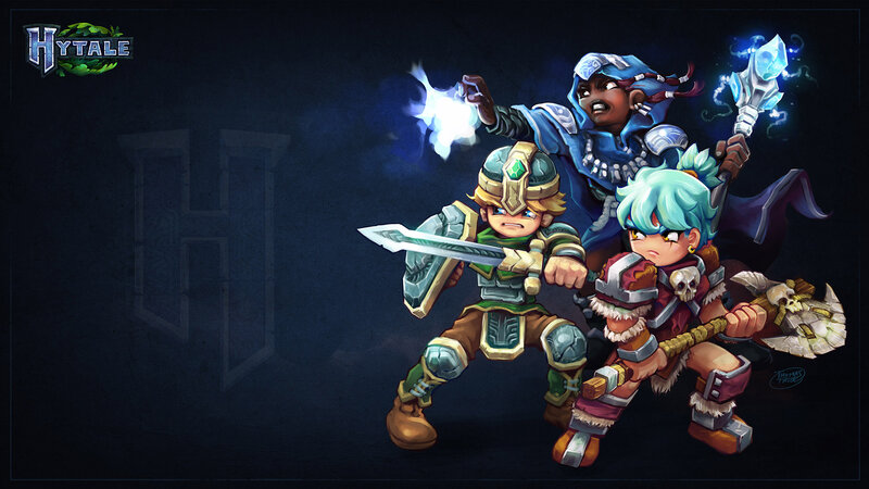 Three Fantasy Characters — Blue, Dramatic, Night