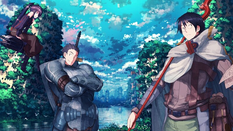 Three Fantasy Characters — Blue, Serene, Afternoon