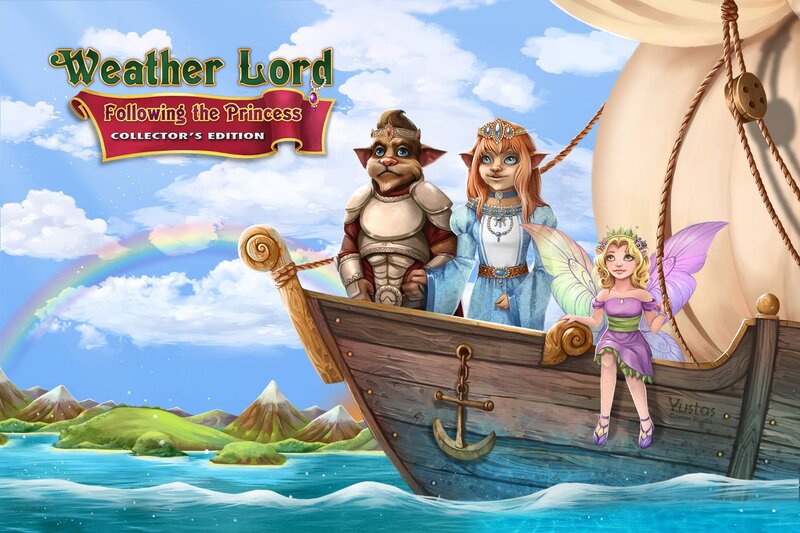 Three Fantasy Characters on a Boat