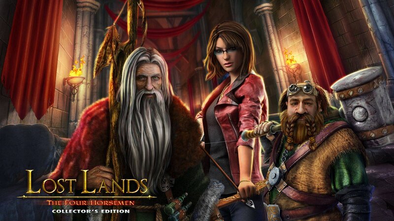 Three Fantasy Characters — Red