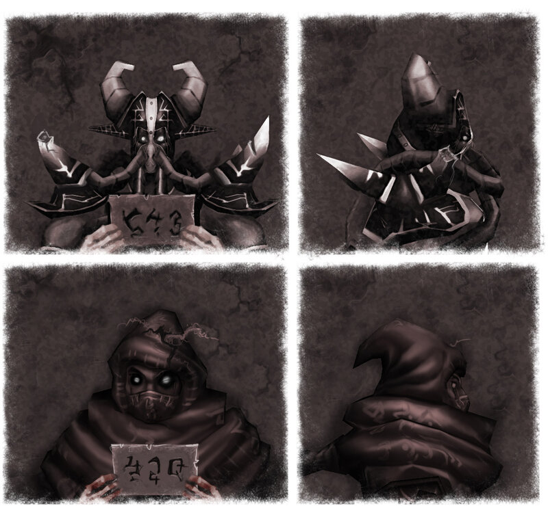 Three Fantasy Creatures — Brown