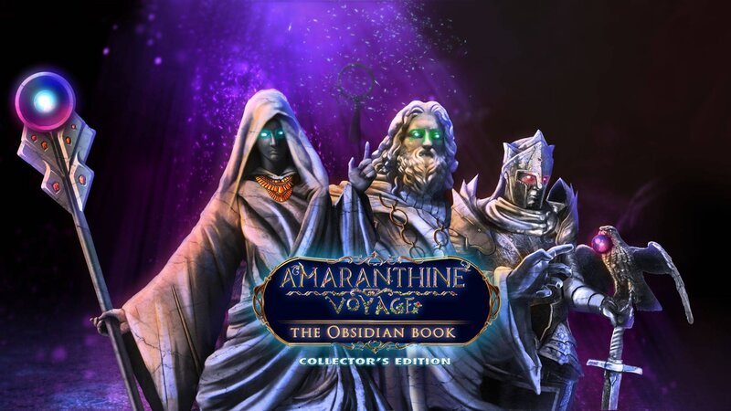 Three Fantasy Figures — Purple