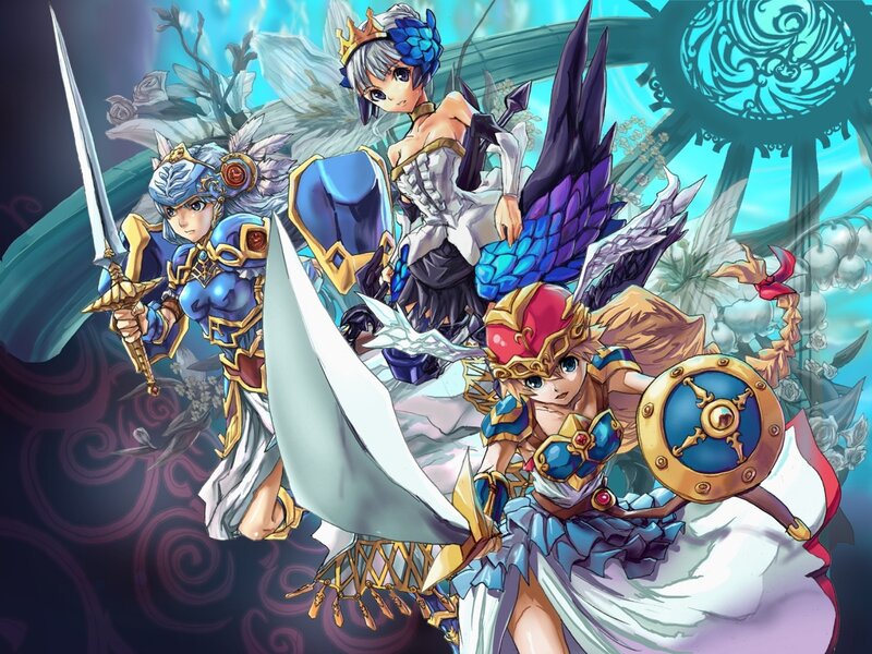 Three Fantasy Warriors