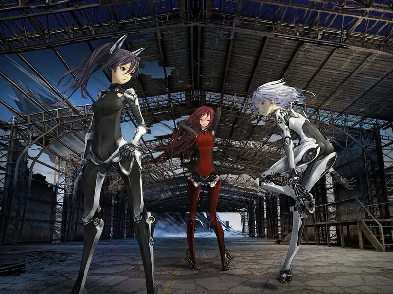 Three Female Characters — Black, Dramatic