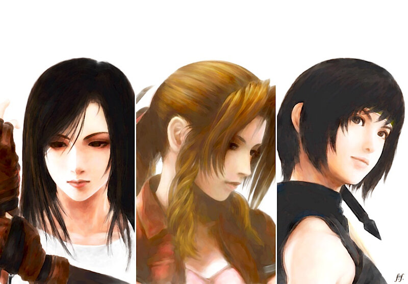 Three Female Characters — Black, Neutral