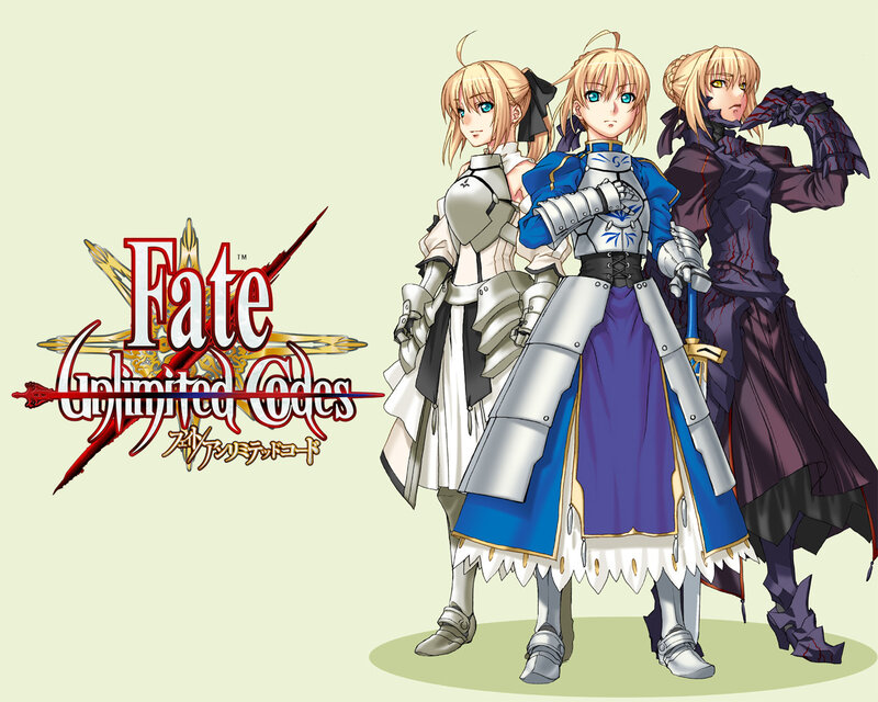 Three Female Characters — Blue, Dramatic, Anime, Armor