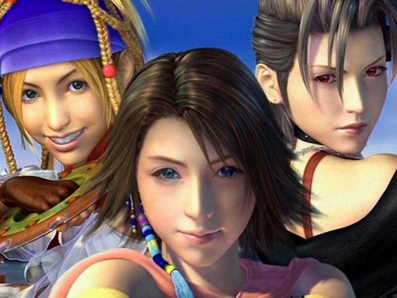 Three Female Characters — Blue, Dramatic, Digital Art, Anime Art