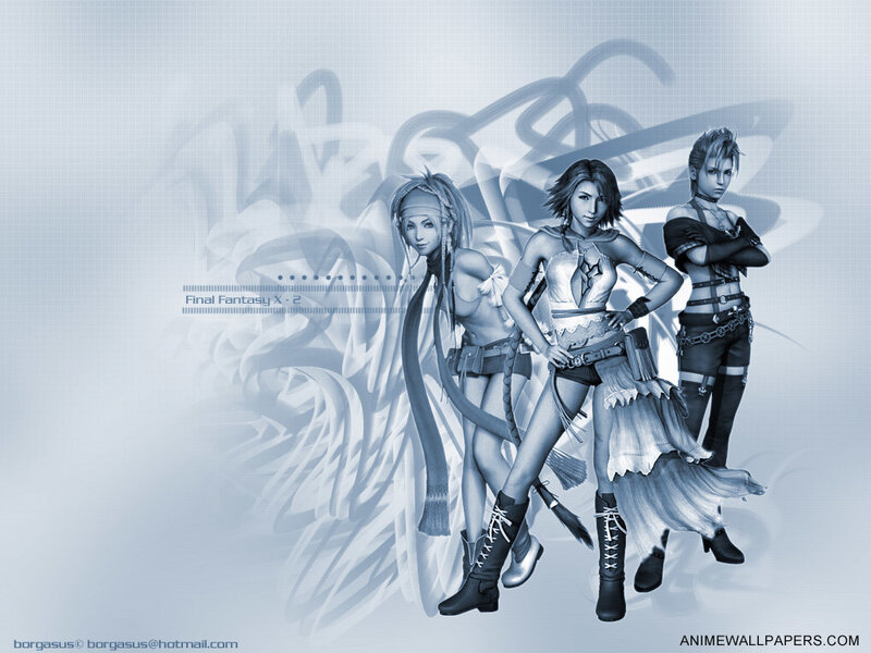 Three Female Characters — Gray, Dramatic, Digital Art, Text