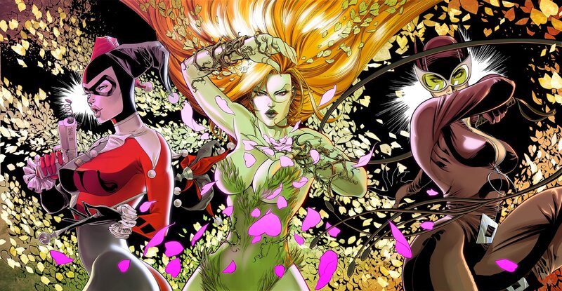 Three Female Characters — Green, Dramatic, Autumn